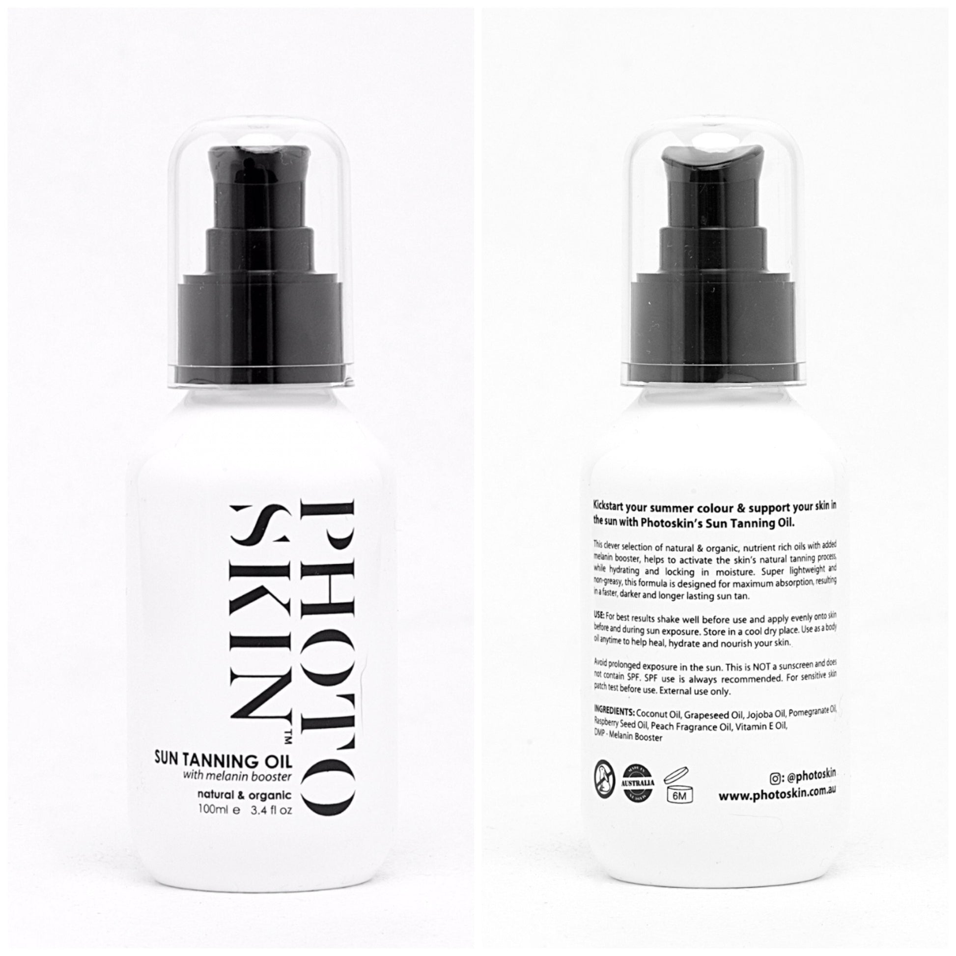 Twin Pack - Sun tanning oil and after sun oil