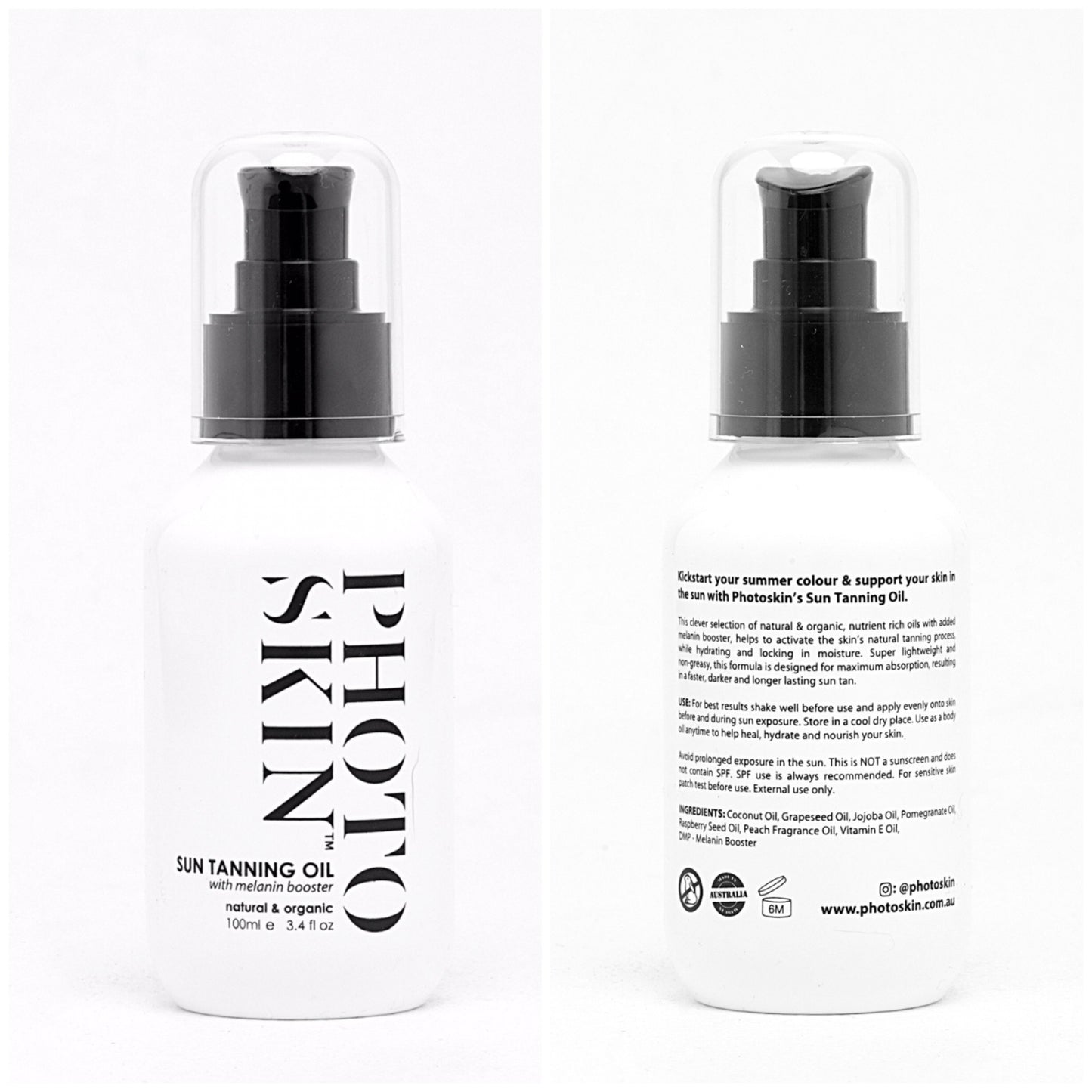 Twin Pack - Sun tanning oil and after sun oil